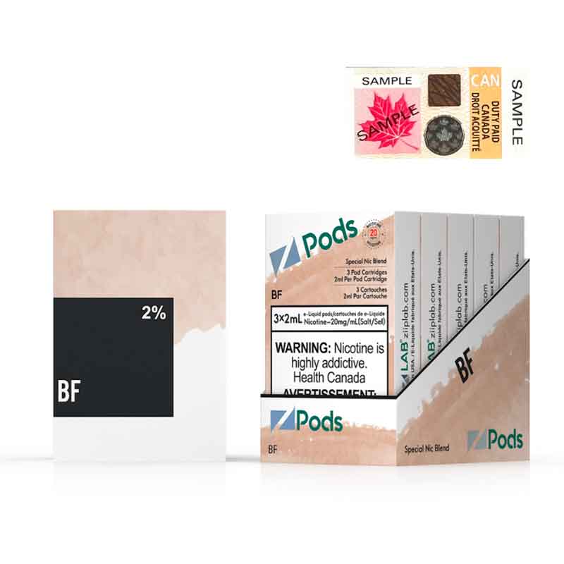 Zpods Iced 2% - Stlth Compatible (3/Pk)