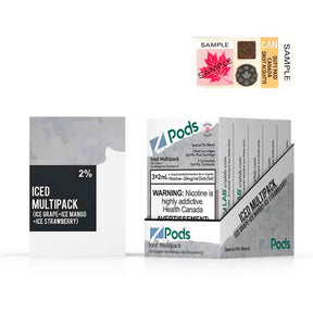 Zpods Iced 2% - Stlth Compatible (3/Pk)