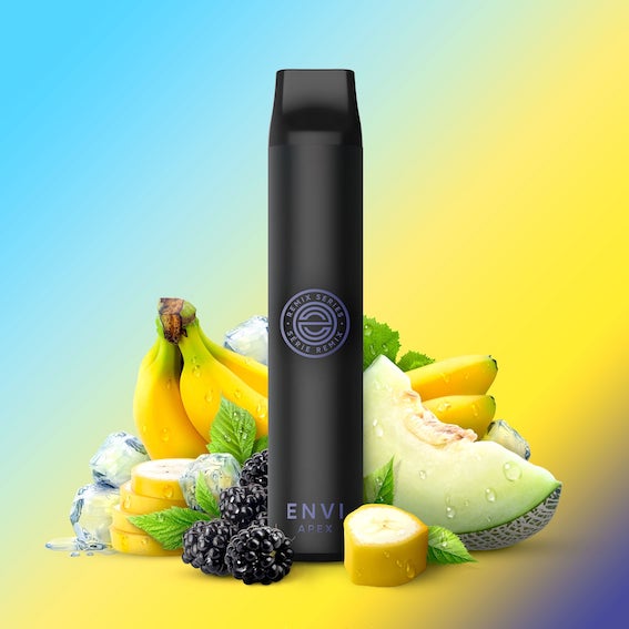 Envi Apex Disposable Vape - Banana Blackberry Melon Iced - Pick Vapes