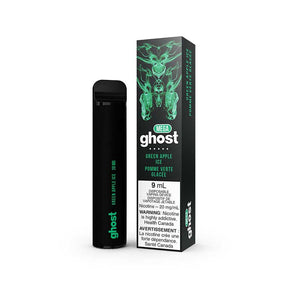 Ghost Mega Disposable Vape - Green Apple Ice - Pick Vapes
