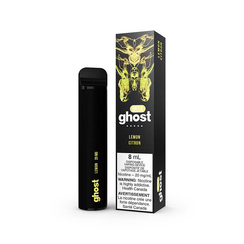 Ghost Mega Disposable Vape - Lemon - Pick Vapes