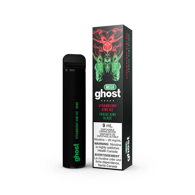 Ghost Mega Disposable Vape - Strawberry Kiwi Ice - Pick Vapesv