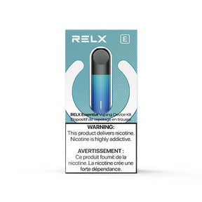 Relx Essential Device Kit Blue Glow Pick Vapes