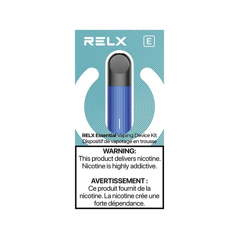 Relx Essential Device Kit Blue Pick Vapes