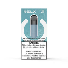 Relx Essential Device Kit Steel Blue Pick Vapes