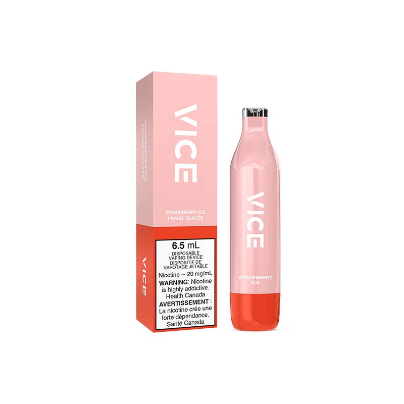 VICE 2500 Disposable Vape - Strawberry Ice - Pick Vapes