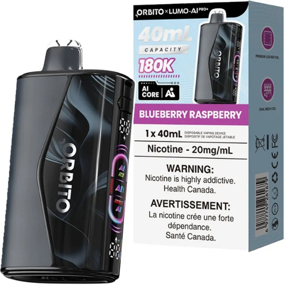 Orbito Lumo AI Pro+ 180K Disposable Vape – 40mL ( ON )
