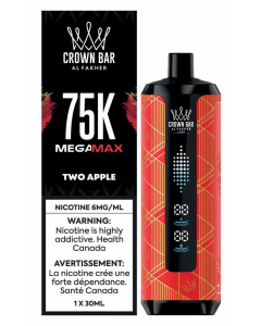 Al Fakher Crown Bar Mega Max 75K [ ON ]