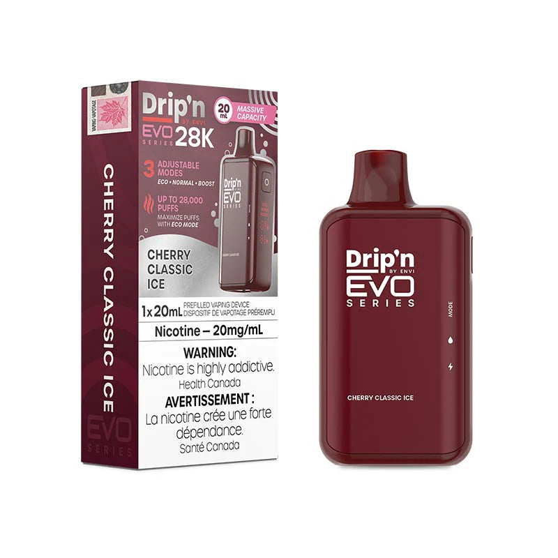 Envi Drip'n EVO 28K Disposable Vape [FED] (Non-Ontario)