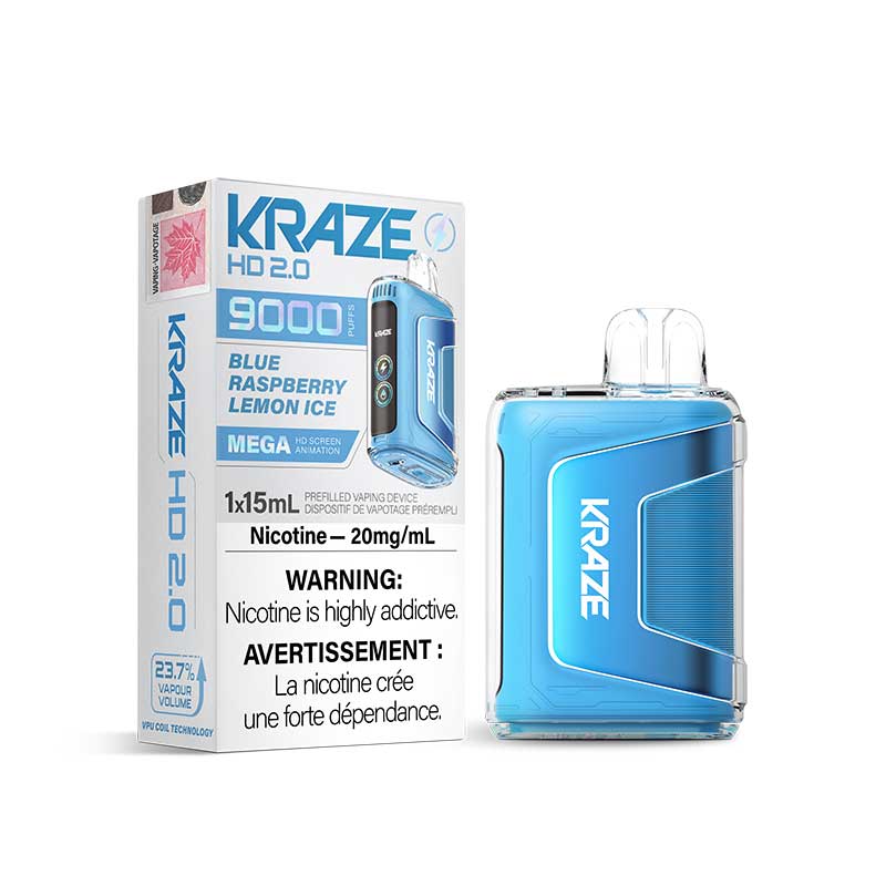 Kraze HD 2.0 9000 Disposable Vape [FED] (Non-Ontario)