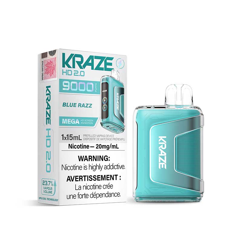 Kraze HD 2.0 9000 Disposable Vape [FED] (Non-Ontario)