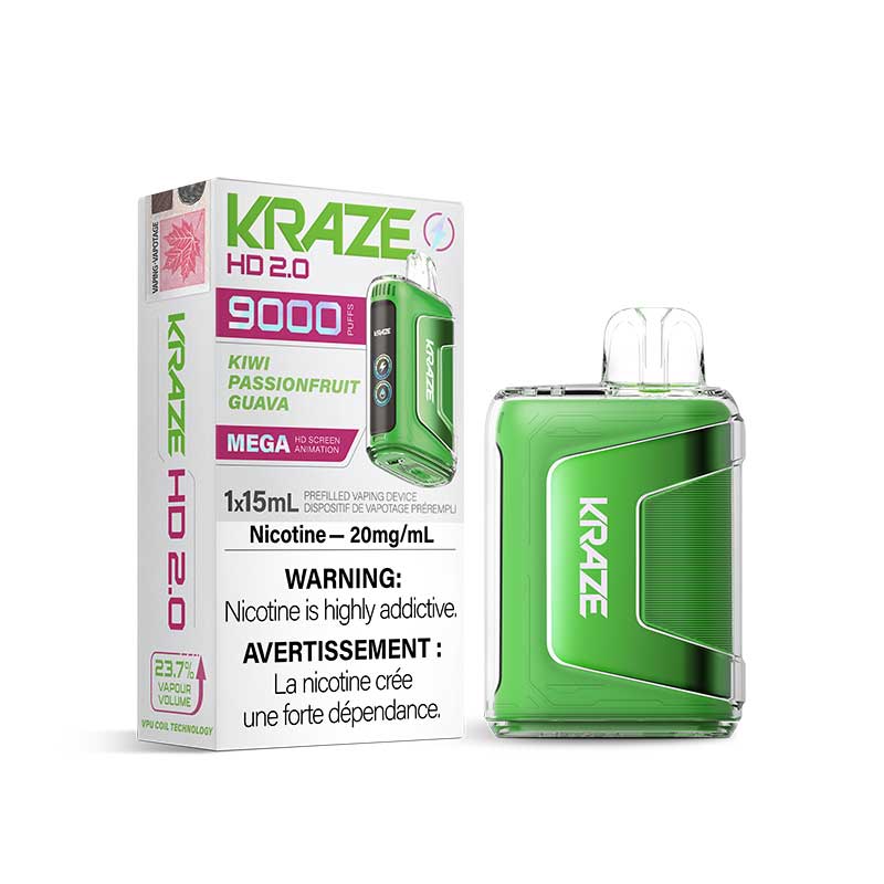 Kraze HD 2.0 9000 Disposable Vape [FED] (Non-Ontario)