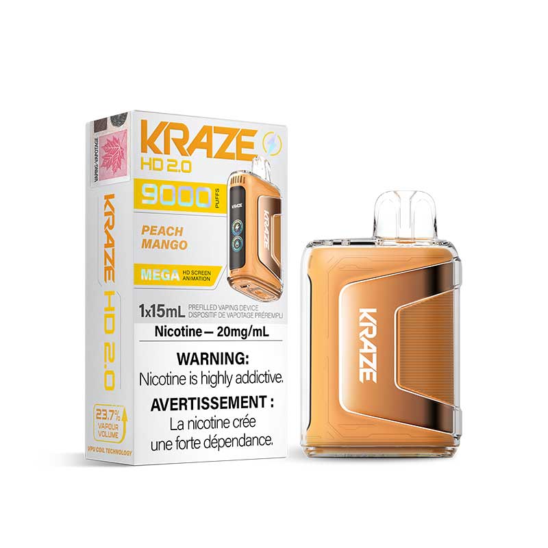 Kraze HD 2.0 9000 Disposable Vape [FED] (Non-Ontario)