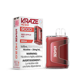 Kraze HD 2.0 9000 Disposable Vape [FED] (Non-Ontario)