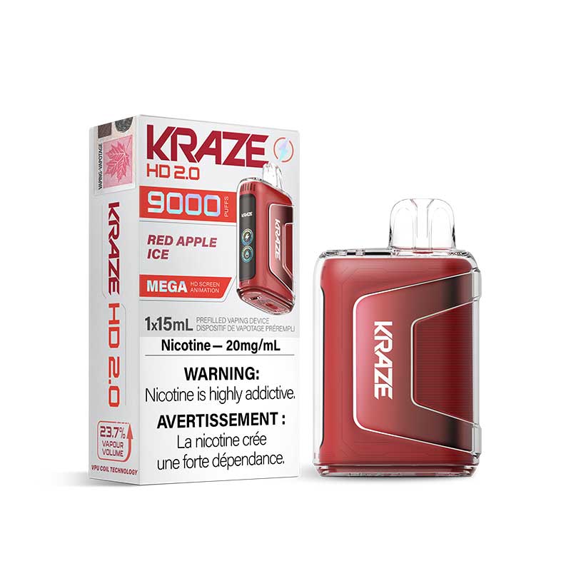 Kraze HD 2.0 9000 Disposable Vape [FED] (Non-Ontario)