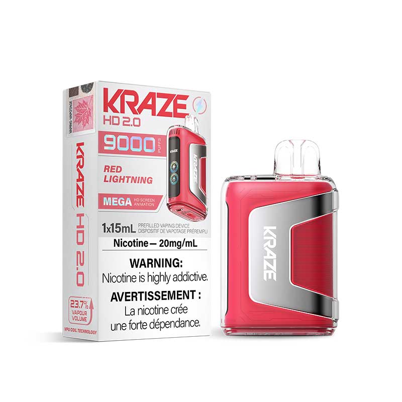 Kraze HD 2.0 9000 Disposable Vape [FED] (Non-Ontario)