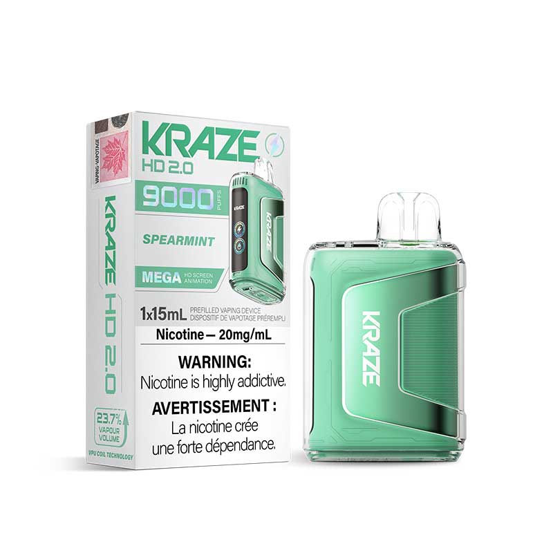 Kraze HD 2.0 9000 Disposable Vape [FED] (Non-Ontario)