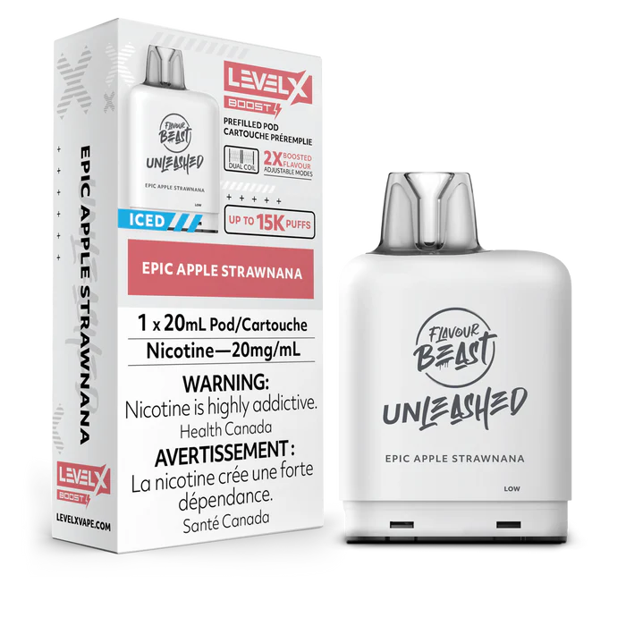 Level X Boost Flavour Beast Unleashed Pod (20ml) [FED] (Non-Ontario)