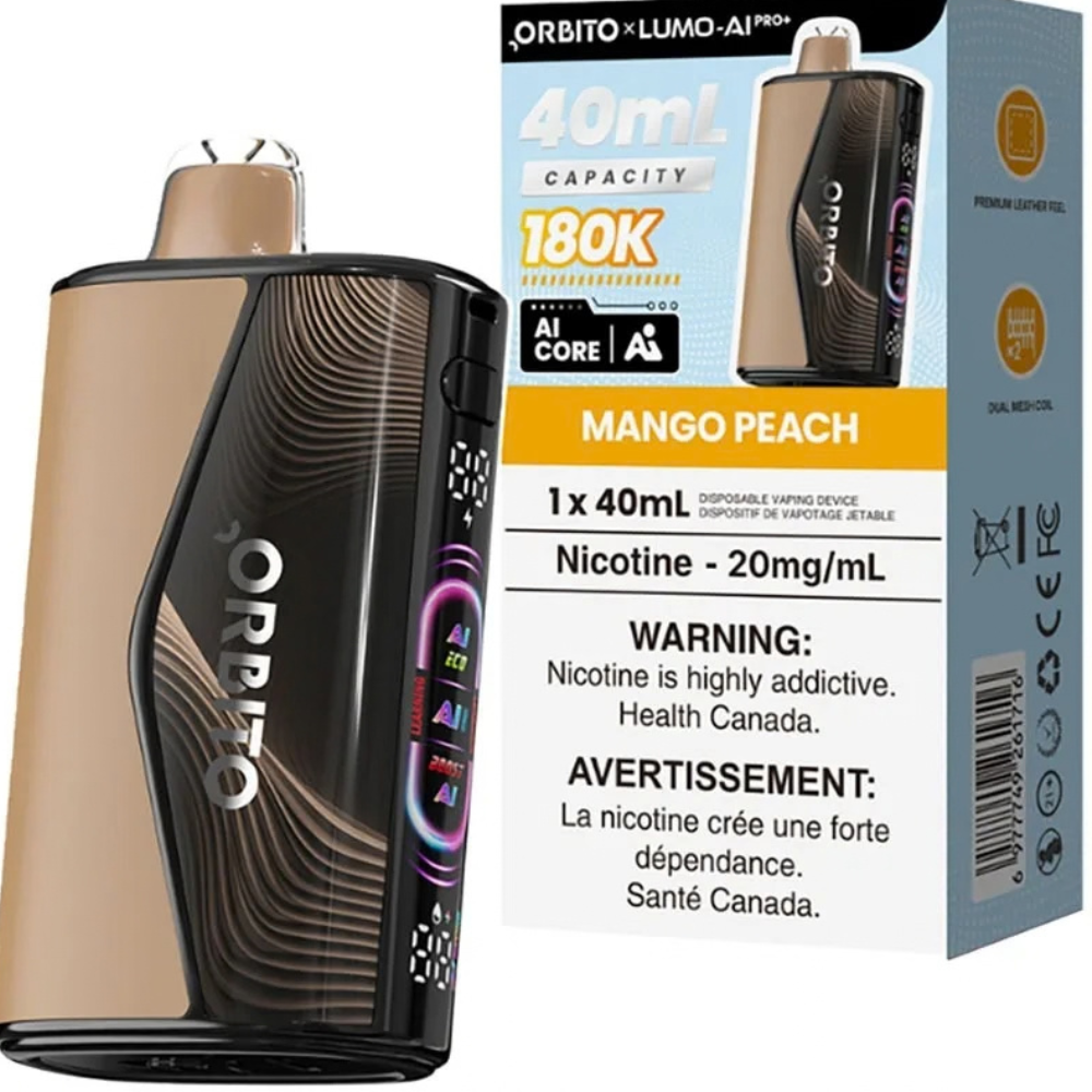 Orbito Lumo AI Pro+ 180K Disposable Vape – 40mL ( ON )