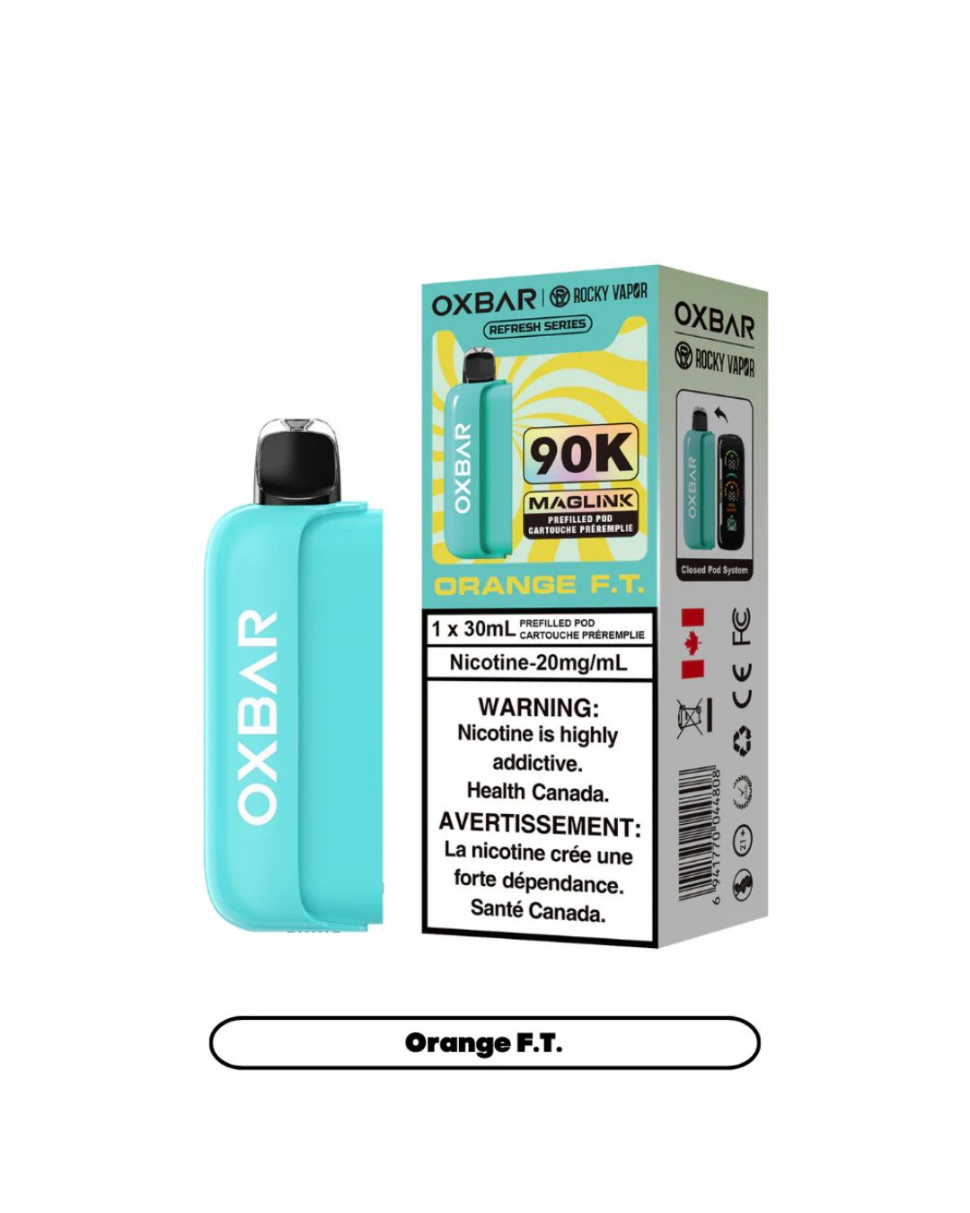 Oxbar Maglink 90k Pre-Filled Pod ( ON )