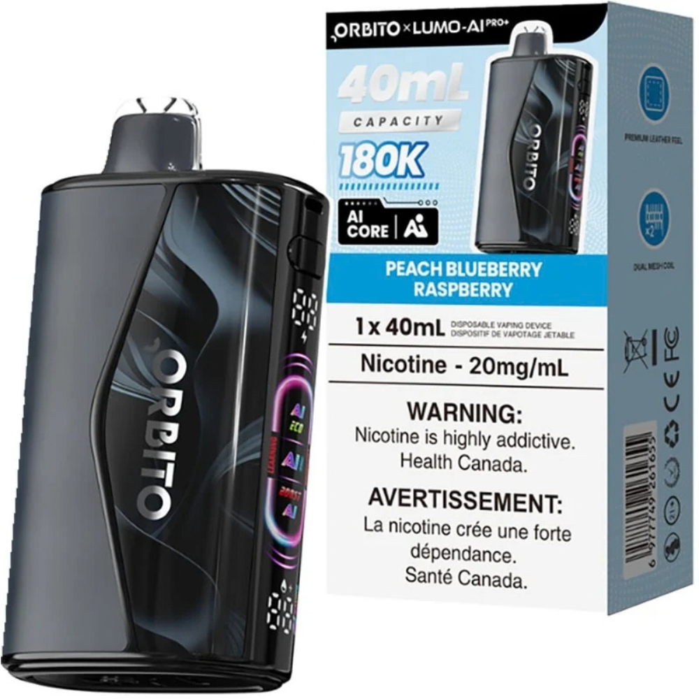 Orbito Lumo AI Pro+ 180K Disposable Vape – 40mL ( ON )