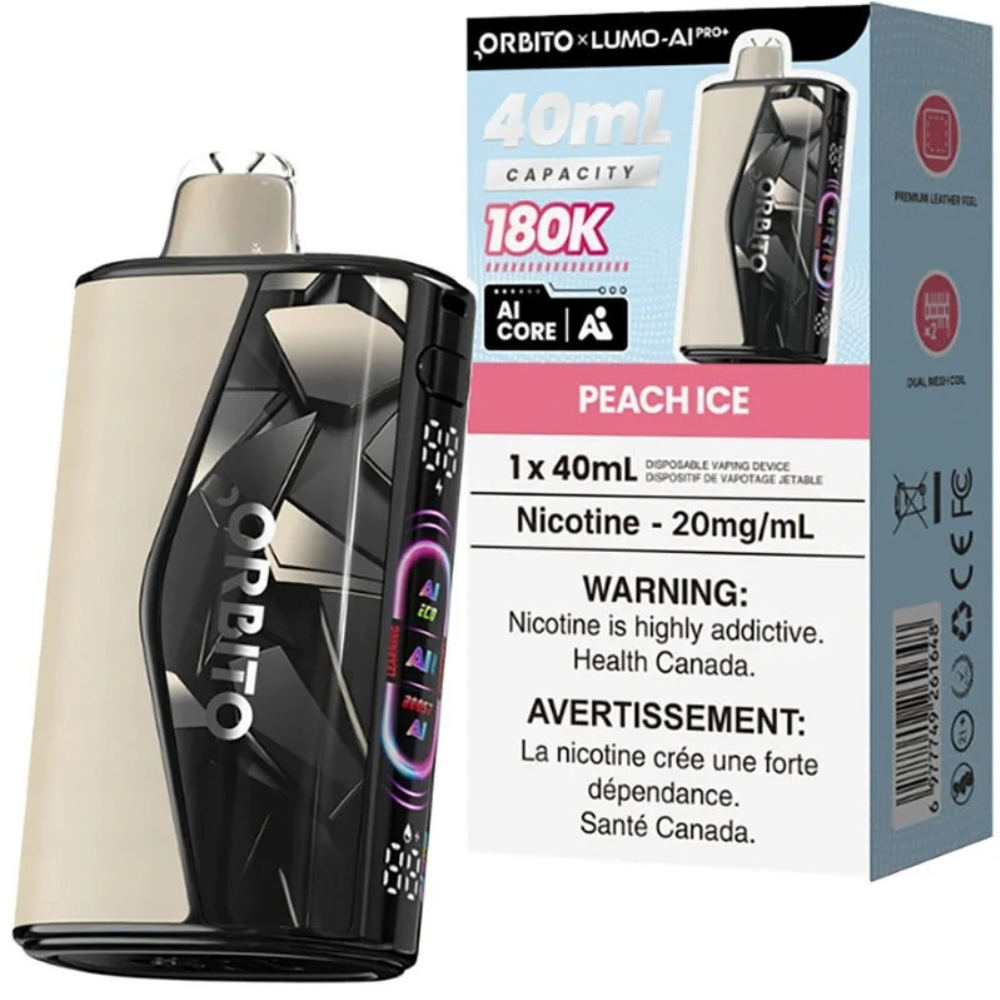 Orbito Lumo AI Pro+ 180K Disposable Vape – 40mL ( ON )