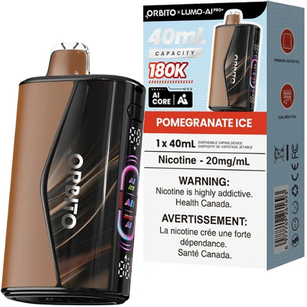 Orbito Lumo AI Pro+ 180K Disposable Vape – 40mL ( ON )