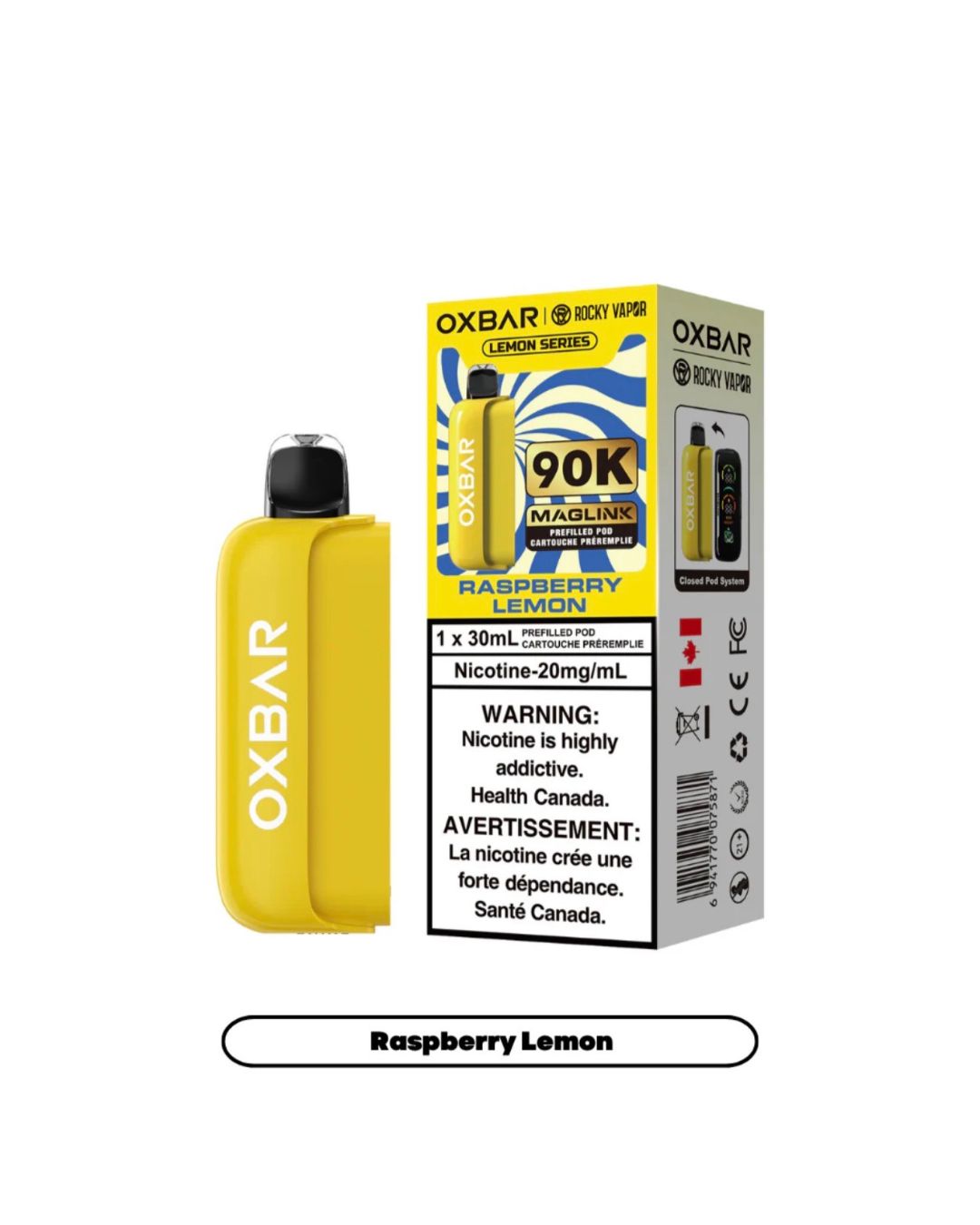 Oxbar Maglink 90k Pre-Filled Pod ( ON )