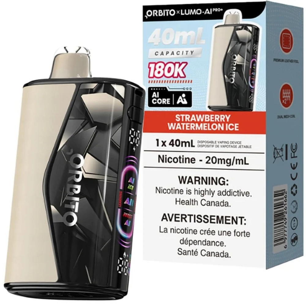 Orbito Lumo AI Pro+ 180K Disposable Vape – 40mL ( ON )