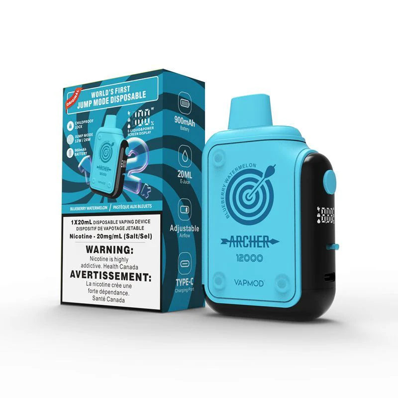 Vapmod Archer 12K Disposable Vape [FED] (Non-Ontario)
