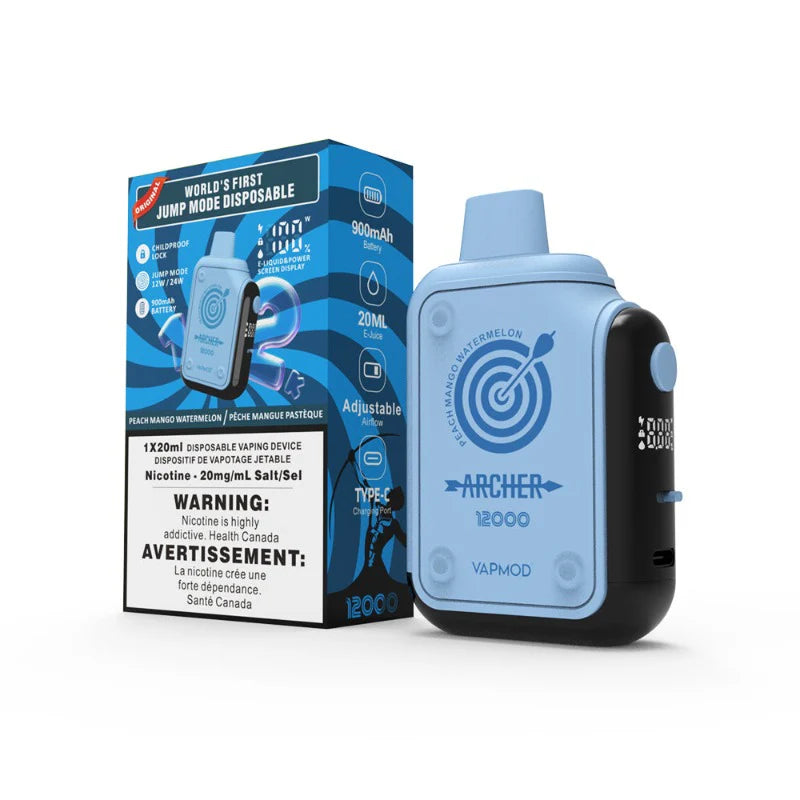 Vapmod Archer 12K Disposable Vape [FED] (Non-Ontario)