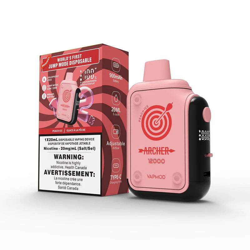 Vapmod Archer 12K Disposable Vape [FED] (Non-Ontario)
