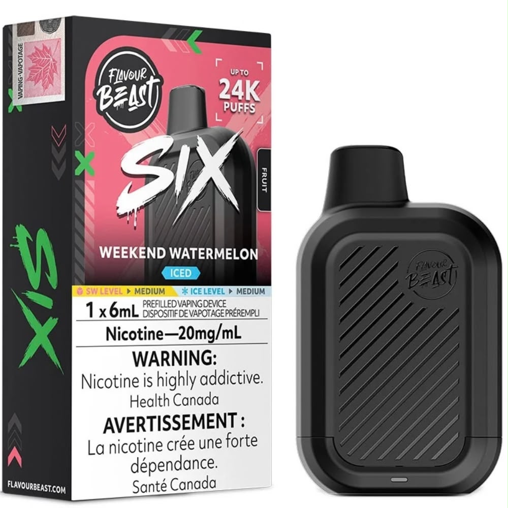Flavour Beast SIX Disposable Vape 24k ( ON )