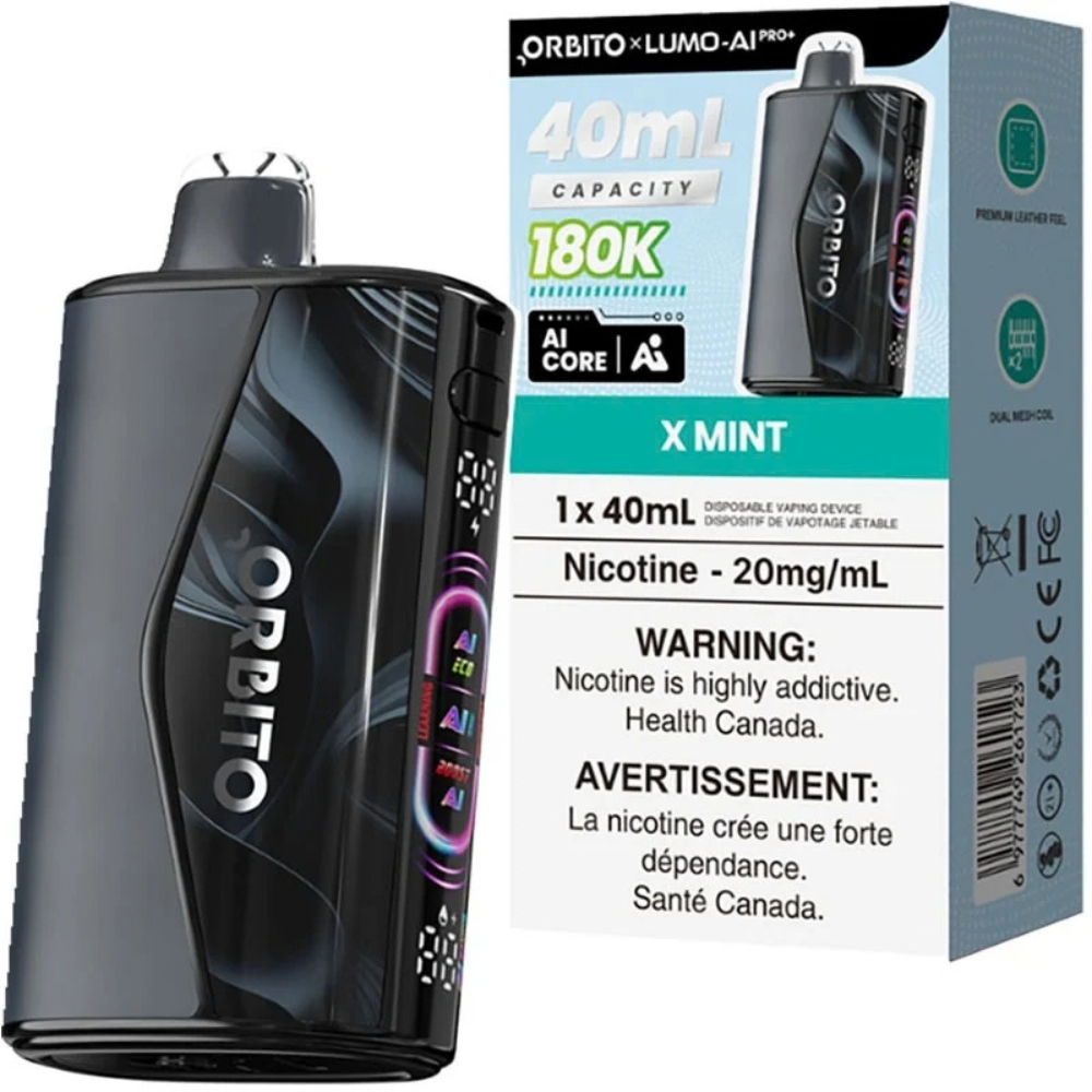 Orbito Lumo AI Pro+ 180K Disposable Vape – 40mL ( ON )