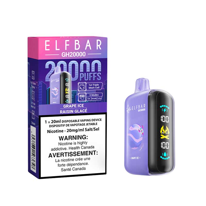 ELFBAR GH20K Disposable Vape [FED] (Non-Ontario)