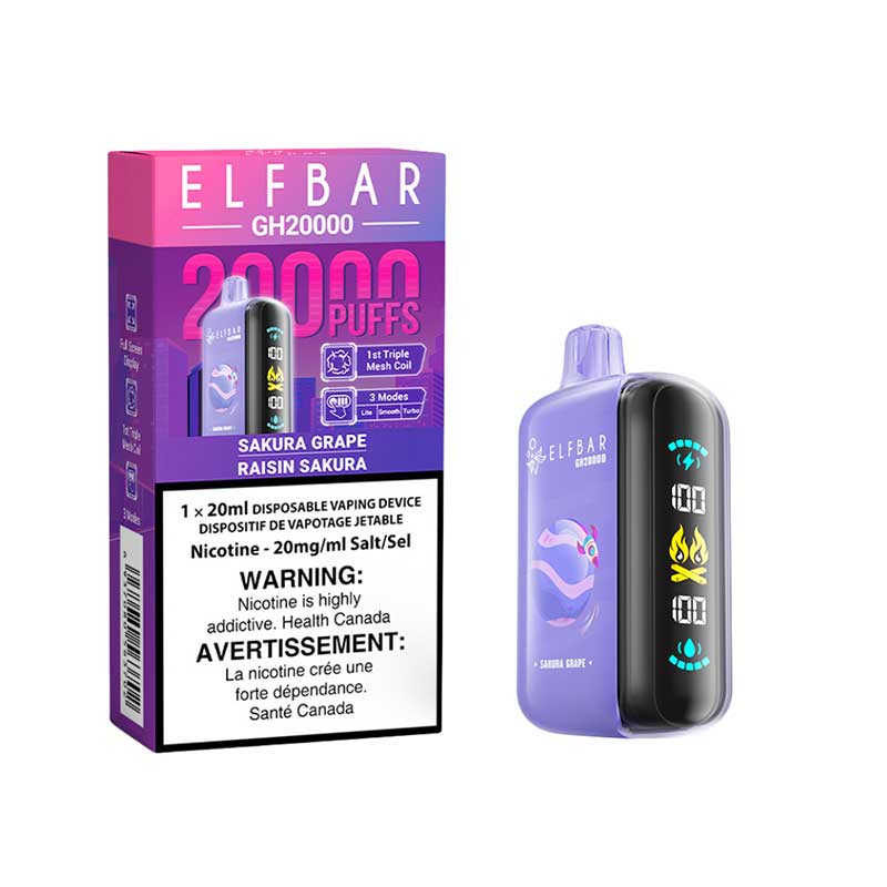 ELFBAR GH20K Disposable Vape [FED] (Non-Ontario)