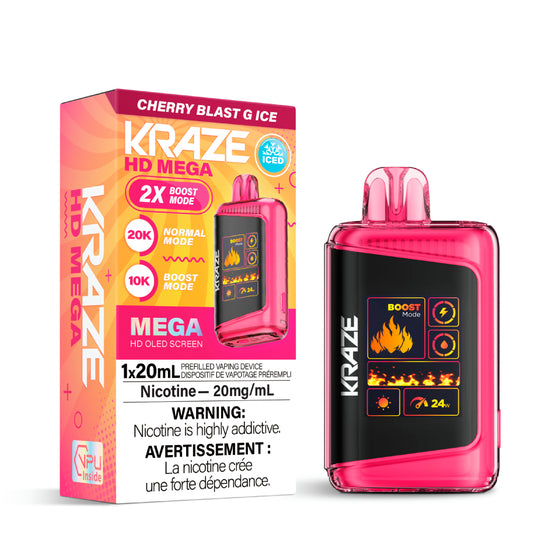 Kraze HD Mega Disposable Vape [ON]