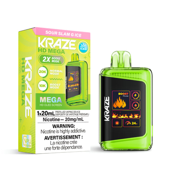 Kraze HD Mega Disposable Vape [ON]