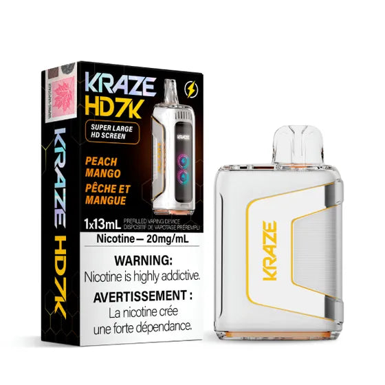 Kraze HD 7000 Disposable Vape [FED] (Non-Ontario)