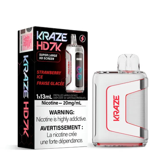 Kraze HD 7000 Disposable Vape [FED] (Non-Ontario)
