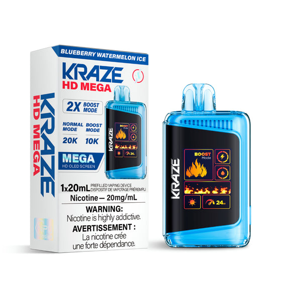 Kraze HD Mega Disposable Vape [ON]