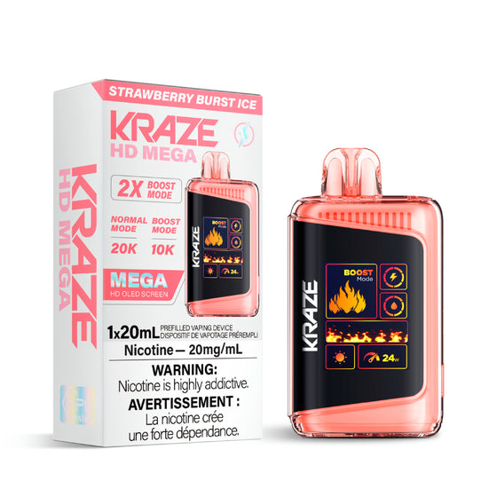 Kraze HD Mega Disposable Vape [ON]