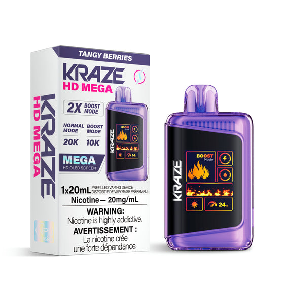 Kraze HD Mega Disposable Vape [ON]