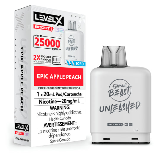 Level X Boost Flavour Beast Unleashed Pod (20ml) [FED] (Non-Ontario)