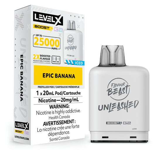 Level X Boost Flavour Beast Unleashed Pod (20ml) [FED] (Non-Ontario)