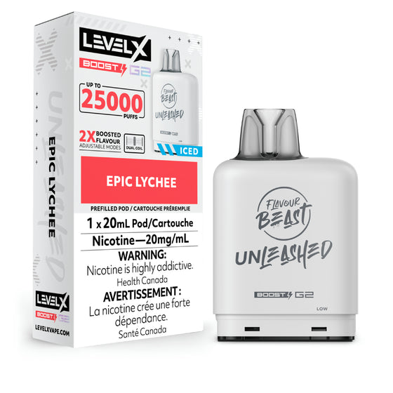 Level X Boost Flavour Beast Unleashed Pod (20ml) [FED] (Non-Ontario)