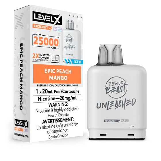 Level X Boost Flavour Beast Unleashed Pod (20ml) [FED] (Non-Ontario)