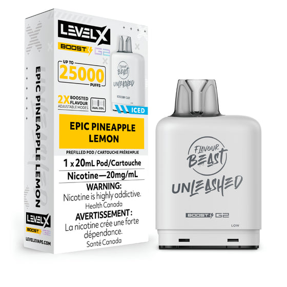 Level X Boost Flavour Beast Unleashed Pod (20ml) [FED] (Non-Ontario)