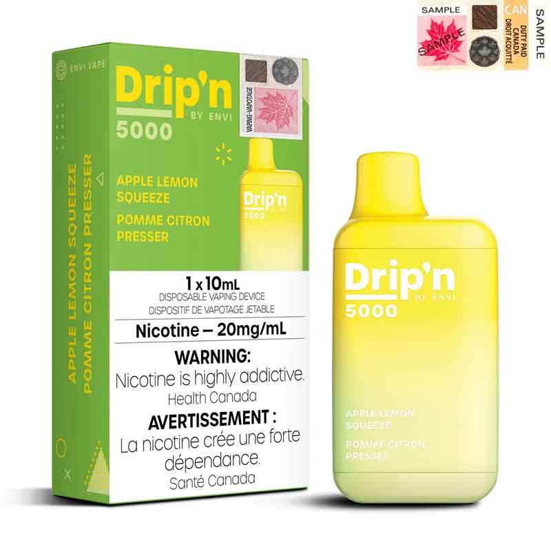 Drip'n by Envi 5000 Puffs Disposable [FED] (Non-Ontario)