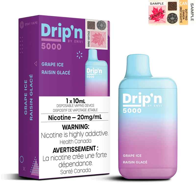 Drip'n by Envi 5000 Puffs Disposable [FED] (Non-Ontario)